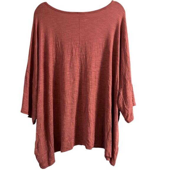 Old Navy Women's Plus Size Burnt Orange Scoop Neck Top Size 4X New - Picture 2 of 6